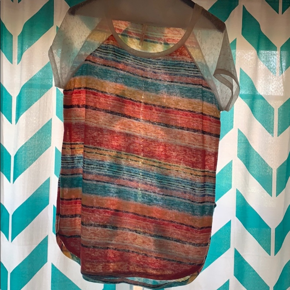 Serape blouse